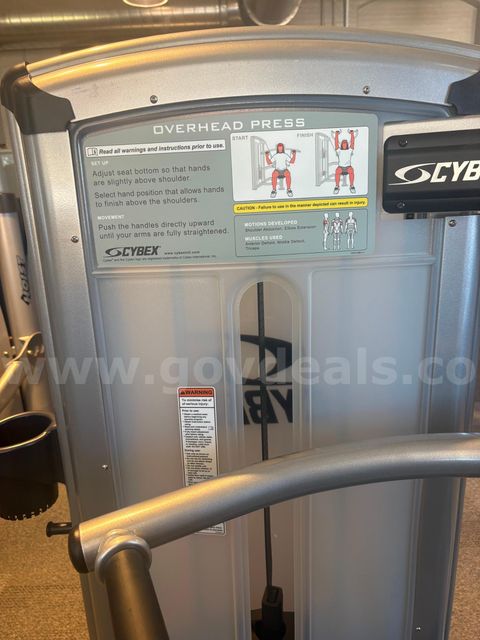 Cybex VR3 Commercial Overhead Shoulder Press Machine (520 lbs)