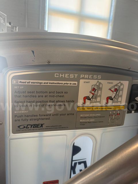 Cybex VR3 Commercial Seated Chest Press Machine