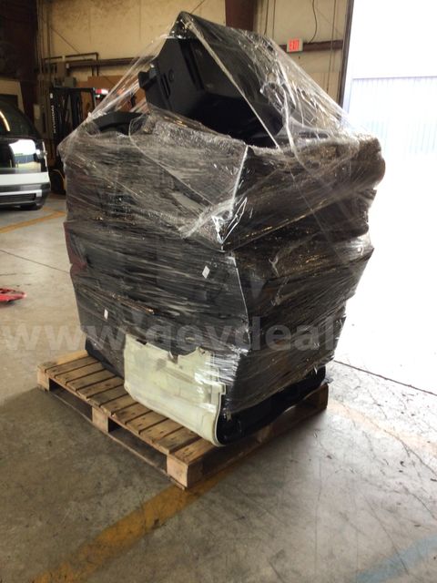 Automotive seat pieces, approximately 13