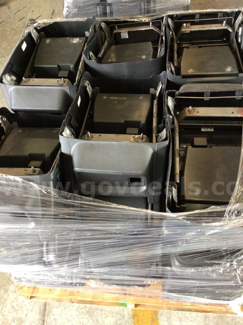 Automotive seat pieces, approximately 12