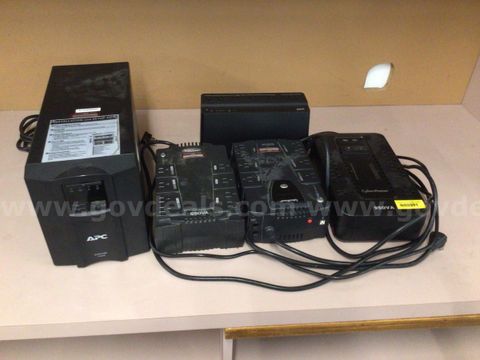 Battery backups, lot of 5 - UNTESTED