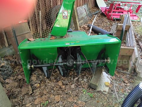 John Deere 47 Heavy-Duty Snow Blower Attachment