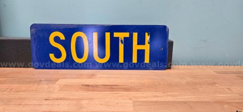 Aluminum Street Sign ** SOUTH **