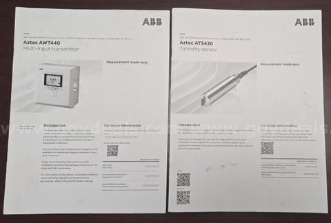 Aztec AWT440 Multi-input transmitter & ATS430 Turbidity and Total Suspended Solids (TSS) Sensor