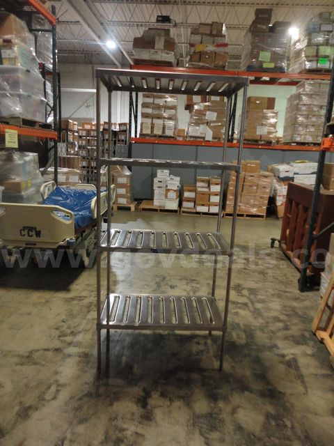 Four (4) Market Forge Stainless Steel Kitchen Shelves