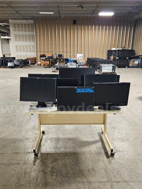 Lot #2M - Assortment of 8 Used Computer Monitors
