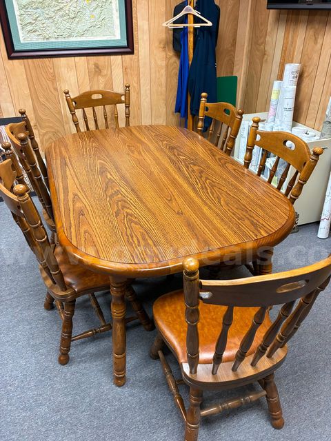 Table with six chairs