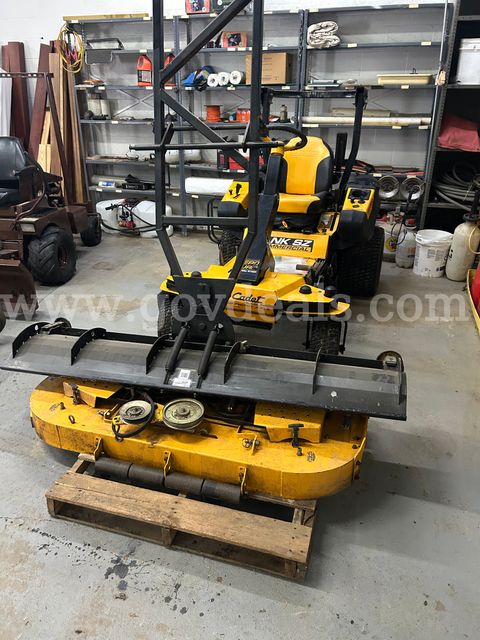 Cub Cadet Tank SZ Commercial (gas) 60-inch mower deck and 72-inch snow blade
