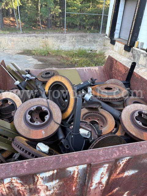 Metal Can Full of Scrap Metal (will need to have can dumped and left)" JM"
