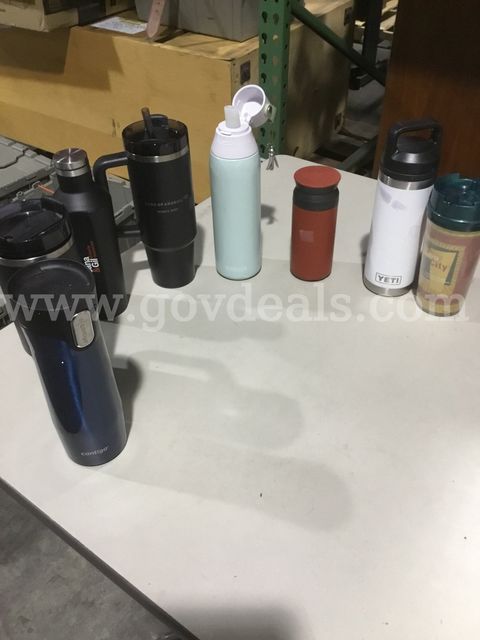 8 bottles-black Bank of America bottle "DH"