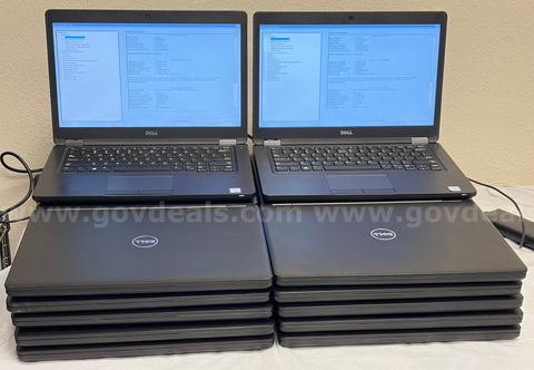 (Lot of 22) DELL Latitude 5480 Laptops (Core i5) with power supplies