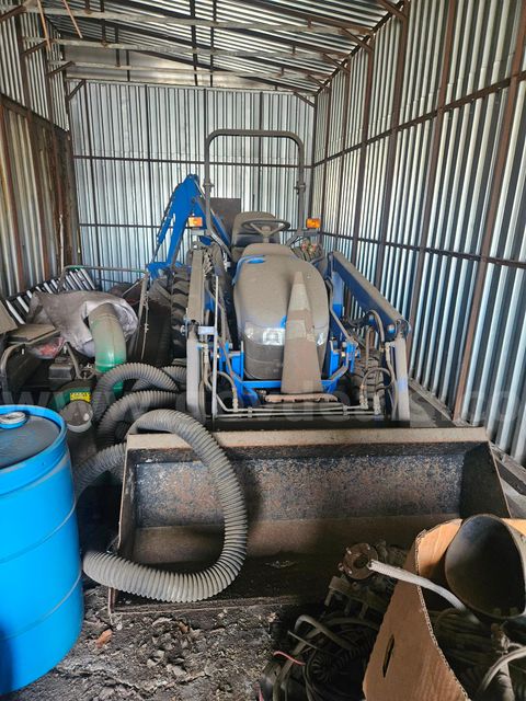 New Holland backhoe