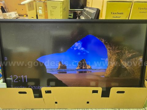 Lot Of 3 Viewsonic, 75" 4k View Board Interactive Display Ifp 7500