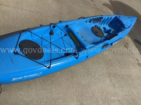 Kayak #4, Mirage Revolution 13 (Blue)