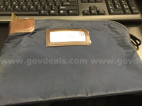 Bank Deposit Bags W/Keys - Qty: 5
