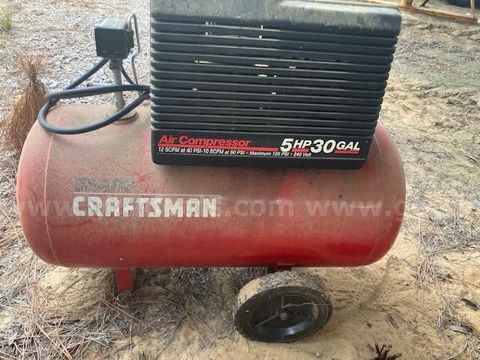 Craftsman 30 gallon 5 hp air compressor (needs parts)