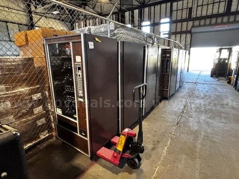 Lot of 8 Automatic Products Snackshop Vending Machines