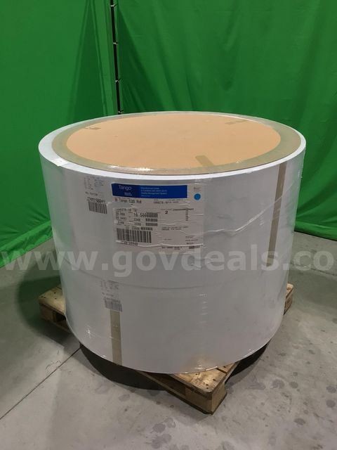 (1) Pallet of (1) Roll of White Tango Printing Paper