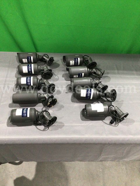 Lot of (10) Wisenet Network Cameras