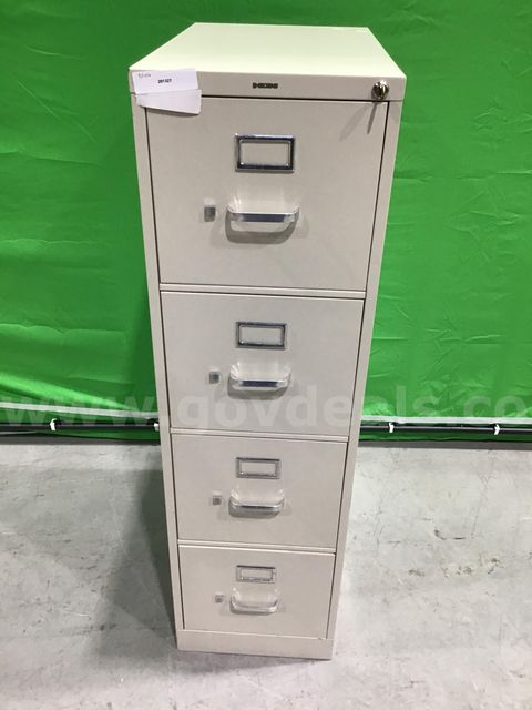 Four-Drawer Vertical File Cabinet