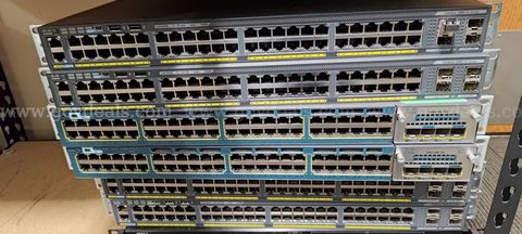 Lot of 6 Network Switches