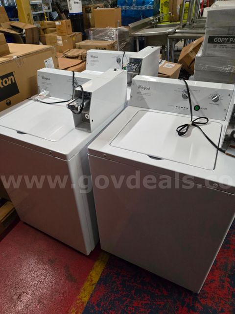 3 Whirlpool Coin Washer