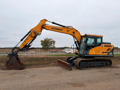 2023 Hyundai Hx140lc Excavator With Thumb