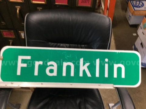 Franklin Street Sign (b)