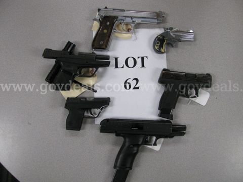 6 Handguns - Lot 62