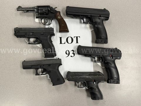 6 Handguns - Lot 93