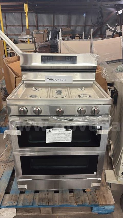 Samsung Gas Range Flex Duo 30" ( New, Sold As Is) 2601a-439b