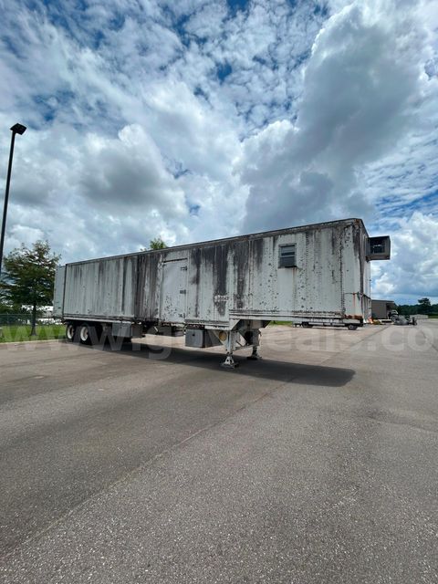 Trailer – 1985 Van/Office trailer. Very rough condition. BILL OF SALE ONLY. See long description. Lot 073.