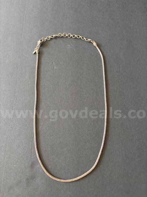 TiDDRs: Gorgeous Sadra Bali 24" Necklace. 25.49g of Sterling Silver. Reserve set at $50