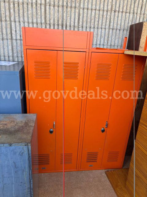 Locker Section with combination lock