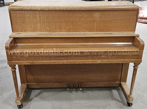 One (1) Grinell Brothers Upright Piano