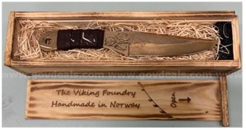NEW Decorative Collectible Knives - Viking Foundry Knife and Asian / Oriental Cleaver