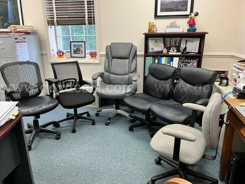 assortment of office chairs