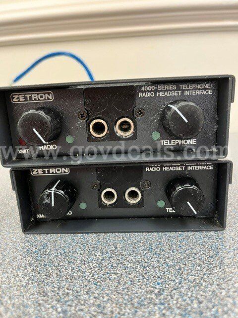 Zetron 400 series radio headset interface