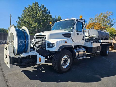 2017 Freightliner 114SD Vac-Con HS1600A Hot Shot Sewer Jet Truck – 51,404 Miles – 1,600 Gallon