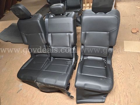 Ford Explorer Rear Seat Assemblies (2 Complete Sets) - Black Vinyl