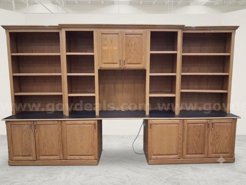 Executive Wall Unit Desk