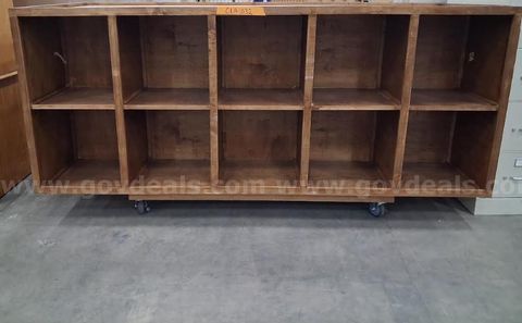 Wooden Cube Organizer