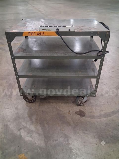 Industrial Rolling Utility Cart W/Electric