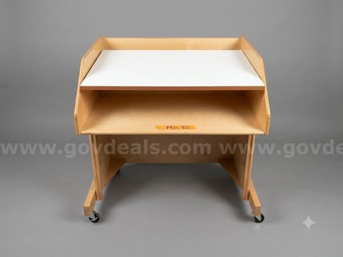 Mobile Wooden Lectern