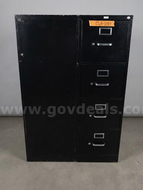 Metal 4-Drawer Filing Cabinet (Lot)
