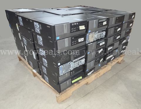 Desktop PC - Dell Optiplex MINI-CHASSIS, mixed models on 1 pallet. All are used and KNOWN-BAD. NO HARD DRIVES!