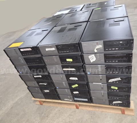 Desktop PC - Dell Optiplex 7010 core i5. 1 pallet. All are used and KNOWN-BAD. NO HARD DRIVES.