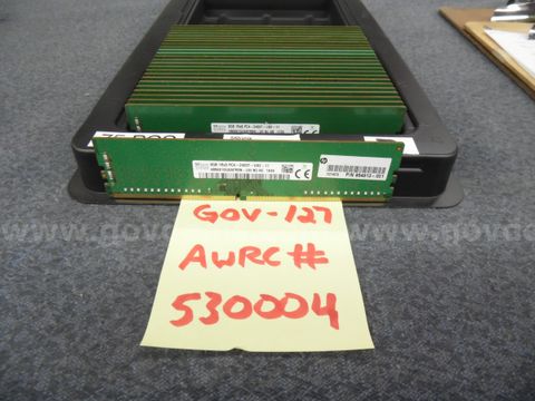 Server Memory: (75) 8 Gb 1rx8 Pc4 2400t