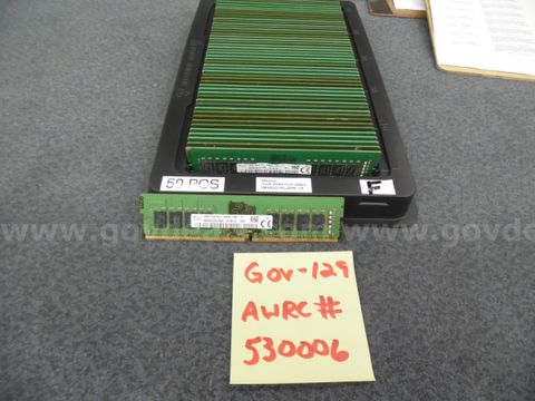 Server Memory: (50) 16 Gb 2rx8 Pc4 2666v