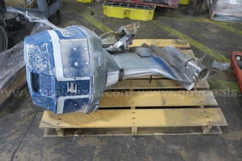 Lot Of (1) Evinrude 130 Boat Motor W/ Propeller- Untested!
